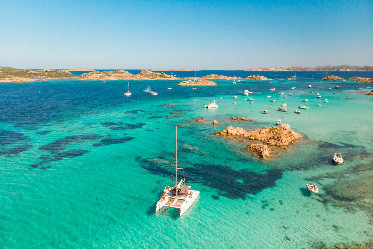 Family boat rides in Sardinia