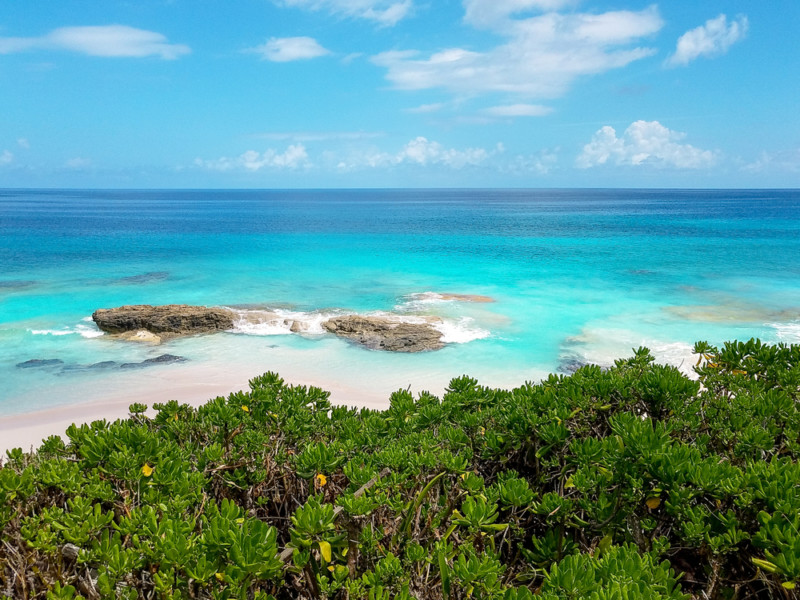 Hidden beaches and coves you can reach by boat in the Bahamas