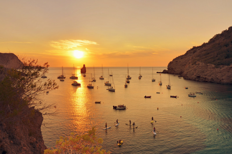 Hidden beaches and coves you can reach by boat in Ibiza